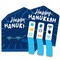 Big Dot of Happiness Hanukkah Menorah - Chanukah Holiday Party Game Pickle Cards - Pull Tabs 3-in-a-Row - Set of 12